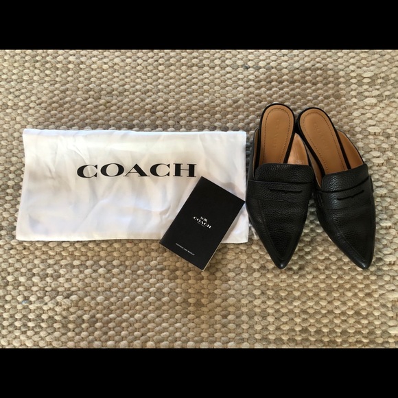Coach Leather Mules - Picture 4 of 4